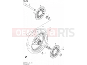 SUZUKI GSX-R600 L4 (2014) (E21) 78 - FRONT WHEEL