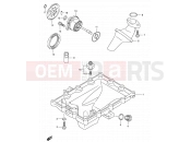 SUZUKI GSX-R600U3 K4 (2004) 6 - OIL PAN - OIL PUMP