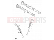 SUZUKI GSX-R600U3 K4 (2004) 9 - CAMSHAFT - VALVE