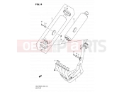 SUZUKI GSX-R600U3 K4 (2004) 14 - MUFFLER