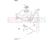 SUZUKI GSX-R600U3 K4 (2004) 39 - FUEL TANK (MODEL K4)