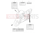 SUZUKI GSX-R600U3 K4 (2004) 49 - LABEL