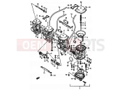 SUZUKI GSX-R750 F (1985) 13 - CARBURETOR (MODEL H E18)
