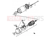 SUZUKI GSX-R750 / GSX-R750X G (1986) 20 - STARTING MOTOR