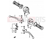 SUZUKI GSX-R750 / GSX-R750X G (1986) 55 - HANDLE SWITCH (MODEL G/H)
