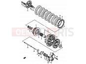 SUZUKI GSX-R750 / GSX-R750X H (1987) 17 - CLUTCH