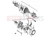 SUZUKI GSX-R750 / GSX-R750X H (1987) 22 - ALTERNATOR (E.NO.116198~)