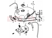 SUZUKI GSX-R750 / GSX-R750X H (1987) 38 - FUEL TANK (MODEL H)