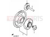 SUZUKI GSX-R750R K (1989) 9 - STARTER CLUTCH