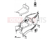 SUZUKI GSX-R750R K (1989) 36 - SEAT-FRAME COVER