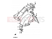 SUZUKI GSX-R750R K (1989) 49 - REAR FENDER
