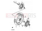 SUZUKI GSX-R750R K (1989) 40 - FRONT WHEEL