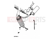 SUZUKI GSX-R750R K (1989) 47 - REAR SHOCK ABSORBER