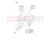 SUZUKI GSX-R750SP R (1994) 57 - LABEL