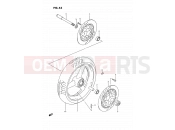 SUZUKI GSX-R750SP R (1994) 43 - FRONT WHEEL
