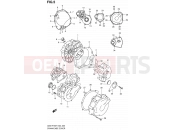SUZUKI GSX-R750U1 K2 (2002) 5 - CRANKCASE COVER
