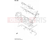 SUZUKI GSX-R750U1 K2 (2002) 12B - THROTTLE BODY HOSE/JOINT (MODEL K2/K3)