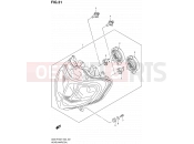 SUZUKI GSX-R750U1 K2 (2002) 31 - HEADLAMP (MODEL Y/K1 E24)