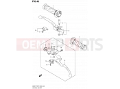 SUZUKI GSX-R750U1 K2 (2002) 43 - HANDLE LEVER