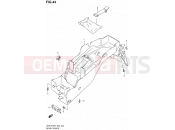 SUZUKI GSX-R750U1 K2 (2002) 44 - REAR FENDER