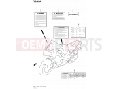 SUZUKI GSX-R750U1 K2 (2002) 49A - LABEL (MODEL K2/K3)