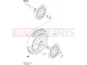 SUZUKI GSX-R750U1 K2 (2002) 54 - FRONT WHEEL