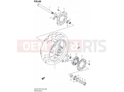 SUZUKI GSX-R750U1 K2 (2002) 60 - REAR WHEEL