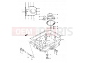 SUZUKI GSX1100F K (1989) (E03,E28,E33) 6 - OIL PAN