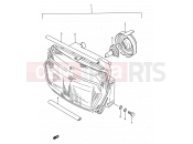 SUZUKI GSX1100F K (1989) (E03,E28,E33) 25 - HEADLAMP