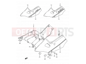 SUZUKI GSX1100F K (1989) (E03,E28,E33) 37 - FRAME COVER (MODEL J/K/L)