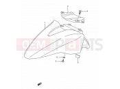 SUZUKI GSX1100F K (1989) (E03,E28,E33) 40 - FRONT FENDER