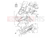 SUZUKI GSX1100F K (1989) (E03,E28,E33) 56A - COWLING (MODEL K)