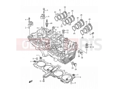 SUZUKI GSX1100F M (1991) (E03,E28,E33) 2 - CYLINDER HEAD
