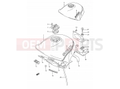 SUZUKI GSX1100F M (1991) (E03,E28,E33) 32A - FUEL TANK (MODEL L/M)