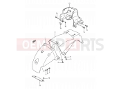 SUZUKI GSX1100F M (1991) (E03,E28,E33) 52 - REAR FENDER