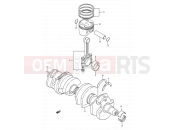 SUZUKI GSX1100F N (1992) (E03,E28,E33) 8 - CRANKSHAFT