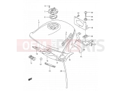 SUZUKI GSX1100F N (1992) (E03,E28,E33) 32B - FUEL TANK (MODEL N/P)