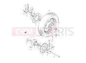 SUZUKI GSX1100F N (1992) (E03,E28,E33) 53 - REAR WHEEL