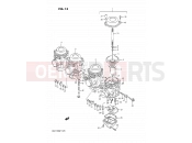 SUZUKI GSX1100G M (1991) (E03,E28,E33) 13 - CARBURETOR