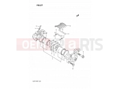 SUZUKI GSX1100G M (1991) (E03,E28,E33) 57 - REAR CALIPER (MODEL M/N)