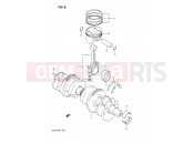 SUZUKI GSX1100G P (1993) (E03,E28,E33) 8 - CRANKSHAFT