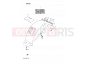SUZUKI GSX1100G P (1993) (E03,E28,E33) 55 - REAR FENDER