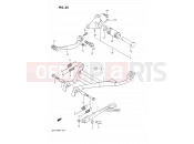 SUZUKI GSX1100G P (1993) (E03,E28,E33) 35 - STAND - REAR BRAKE