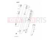 SUZUKI GSX1100G P (1993) (E03,E28,E33) 42 - FRONT DAMPER