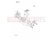 SUZUKI GSX1100G P (1993) (E03,E28,E33) 57A - REAR CALIPER (MODEL P)