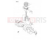 SUZUKI GSX1100F K (1989) (E02) 8 - CRANKSHAFT