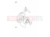 SUZUKI GSX1100F K (1989) (E02) 9 - STARTER CLUTCH