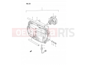 SUZUKI GSX1100F K (1989) (E02) 25 - HEADLAMP (MODEL K/L/M/N/P)