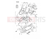 SUZUKI GSX1100F K (1989) (E02) 60 - COWLING (MODEL K 33J,24D)