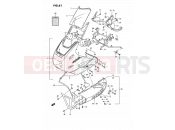 SUZUKI GSX1100F K (1989) (E02) 61 - COWLING (MODEL K 2VV)